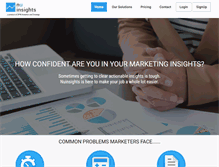 Tablet Screenshot of nuinsights.com